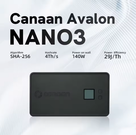 Rent Canaan Avalon Nano 3 Home Miner (4Th/s)